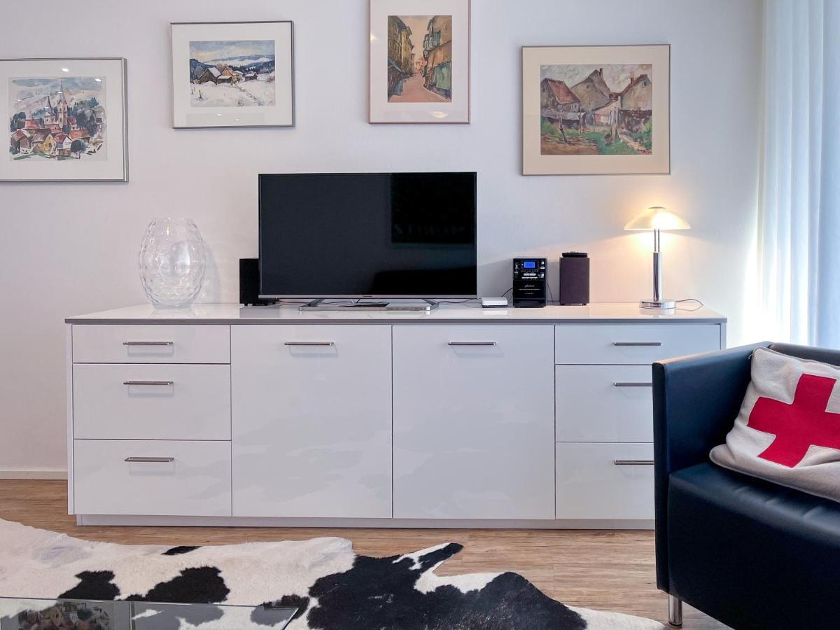 Ferienwohnung Designer Küche - Südbalkon - TG-Stellplatz - WLAN St. Moritz Exterior foto